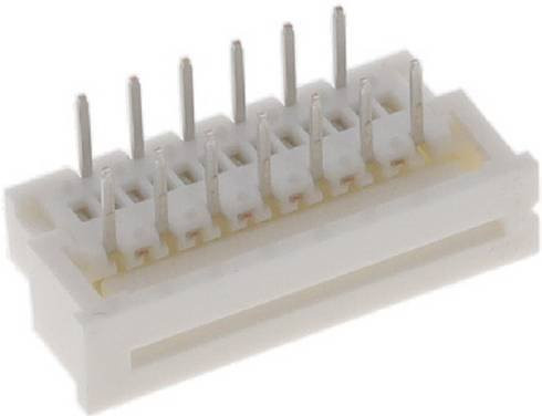 Molex FFC/FPC-Anschluss 13-polig in Weiß mit 1,25 mm Rastermaß 39532134 - Bild 1