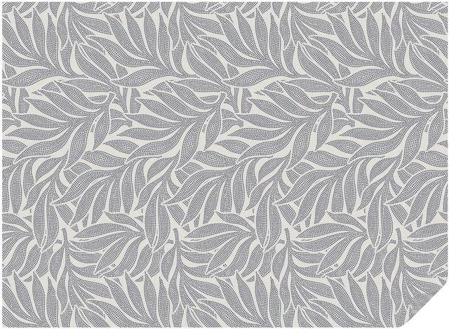 Tulup Fensterfolie Blatt Fällt Sichtschutzfolie Grau, B/H: 200 x 146 cm - Bild 1