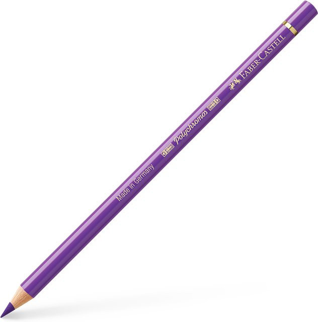 Faber Castell Polychromos Profi-Farbstift in Violett mit hoher Pigmentierung - Bild 1