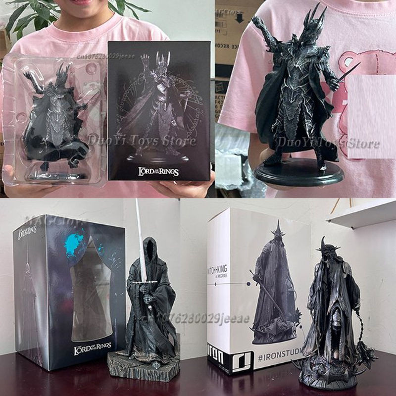 Bandai Herr der Ringe Figur Hexe-könig Von Angmar Nazgul Statue aus Kunststoff in Schwarz, Höhe: 27 cm - Bild 1