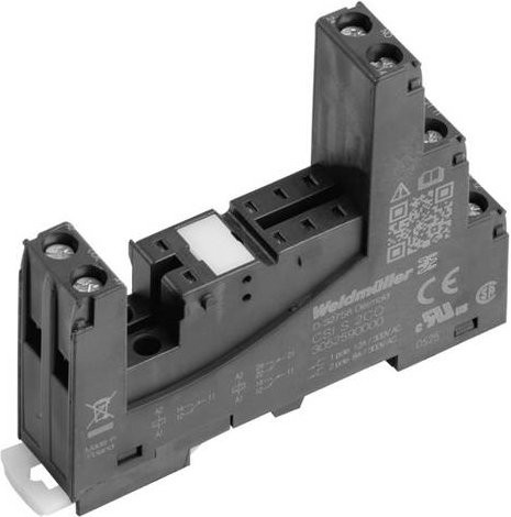 Weidmüller CSI S 2CO Relaissockel Schwarz B: 1,59 cm, L: 4,59 cm, 10 Stück - Bild 1
