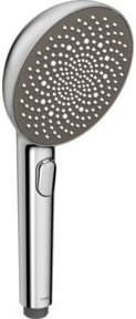 Hansa Handbrause Aurelia in Chrom mit 3 Strahlarten und Anti-Kalk-Funktion, Durchmesser: 110 mm - Bild 1