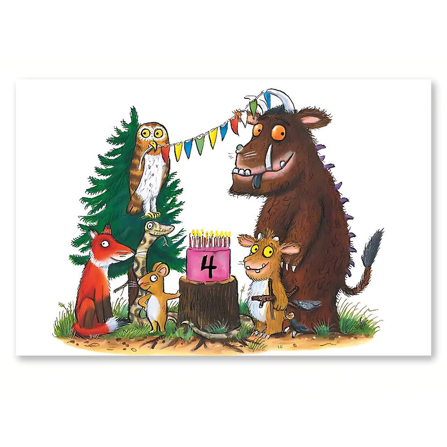 52TOYS Fotohintergrund mit Cartoon-Tierillustration in Mehrfarbig für Studio-Dekorationen und Events - Bild 7