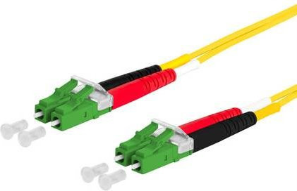 Metz Connect OpDAT Patchkabel LC-D APC/LC-D APC OS2, Farbe: Gelb, Länge: 3 m - Bild 1