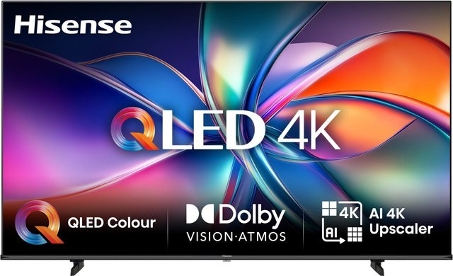 Hisense QLED Smart TV 43E77Q 4K UltraHD in Schwarz - Bild 1