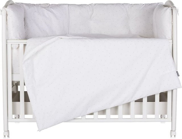 Chipolino Babybettwäsche Set 9-teilig aus 100 % Baumwolle in Grün für Betten mit 120 x 60 cm