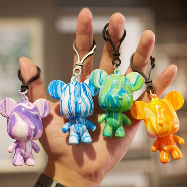 Bandai Mini Vinyl Fluid Bär Schlüsselanhänger, Bunt / Mehrfarbig - Bild 1