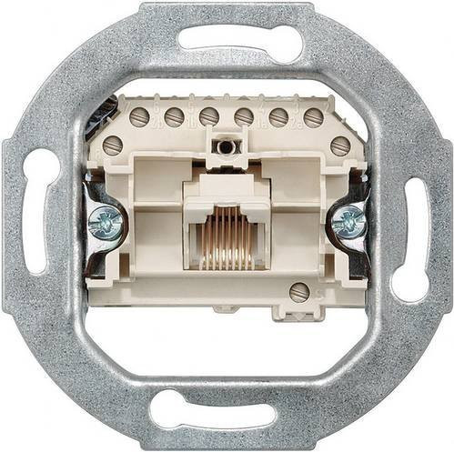 Siemens Schalterprogramm Delta Einsatz UAE-/IAE-/ISDN-Steckdose in Weiß 5TG2417 - Bild 1