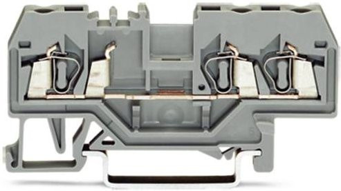 WAGO 280-671 Durchgangsklemme 5mm Zugfeder Schwarz 100 Stück - Bild 1