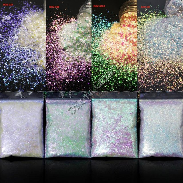 Schillernde Glitzerflocken für Nagelkunst, 10g, Unisex - Bild 1