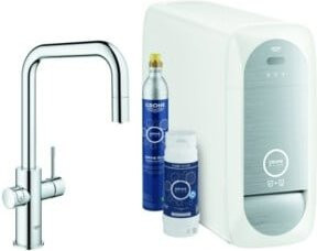 Grohe Blue Home Spültisch-Einhebelmischer mit U-Auslauf und Filterfunktion in Chrom - Bild 1