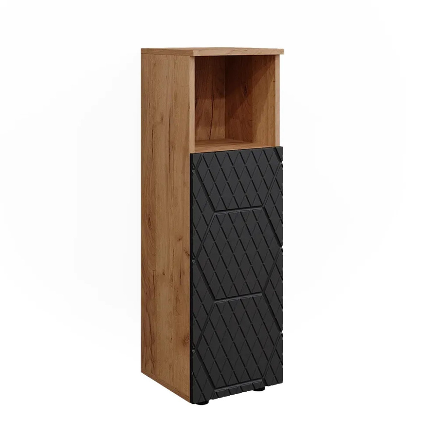 Vicco Midischrank Irma Badezimmer Eiche Anthrazit B: 30 cm, H: 95 cm - Bild 3