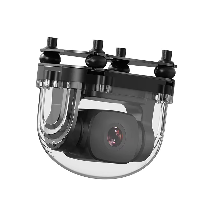 SIYI A2 mini Ultra-Weitwinkel-FPV-Gimbal mit Einzelachsen-Neigung, 160 Grad Sichtfeld, 1080p Starlight-Kamerasensor und IP67 Schutz, Schwarz - Bild 3