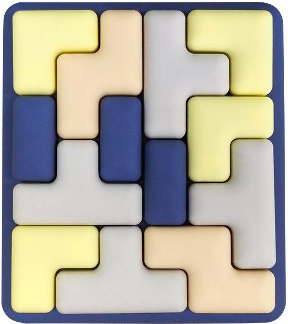 Yiran toy Tangram Puzzle Push-Blasen Sensorisches Spielzeug Silikon bunt - Bild 1