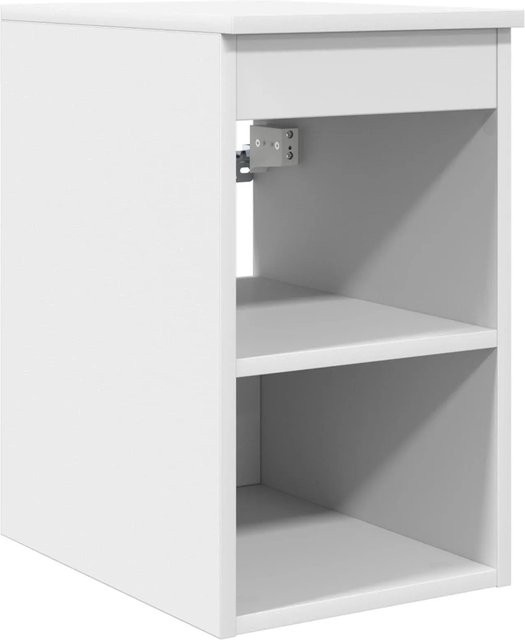 vidaXL Badezimmerschrank Weiß Modern mit Regalfächern aus MDF, B/T/H: 30 x 41 x 50 cm - Bild 1