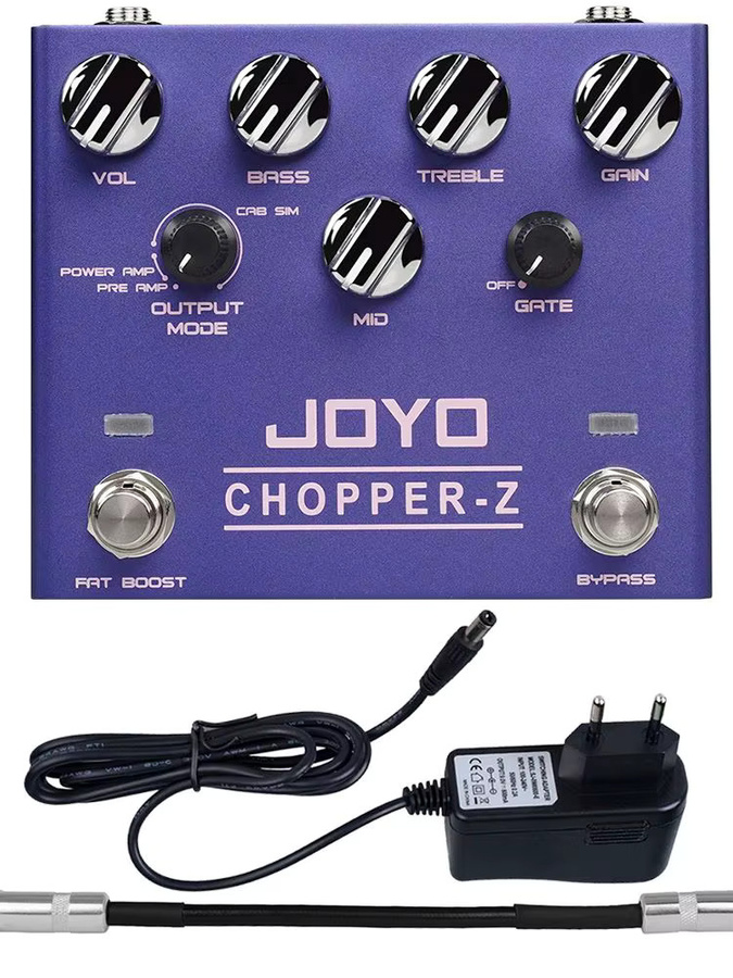 JOYO R-18 Chopper-Z Gitarren-Effektpedal mit High-Gain-Verstärker-Simulation und Noise Gate für modernen Metal-Sound - Bild 6