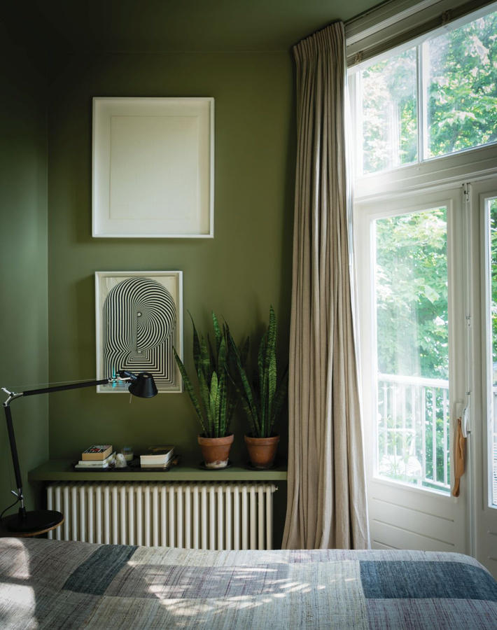 Farrow & Ball Estate Emulsion Dispersion in der Farbe Olive 13, Grün, 2,5 l - Bild 1
