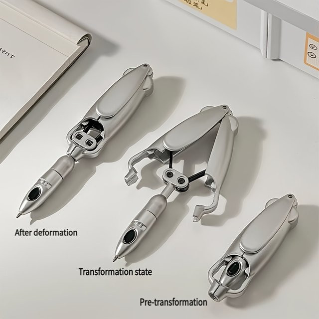 TWBEB Tintenfisch-Stift in Gel, transformierbarer Druckknopf-Stift zur Stressbewältigung für Schule und Büro - Bild 1