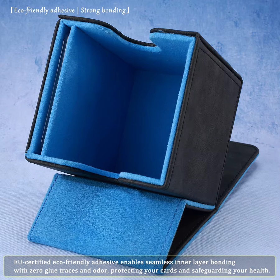 GachaBox Sammelkarten-Deckbox aus Nubukleder, Karten-Organizer-Etui - Bild 2
