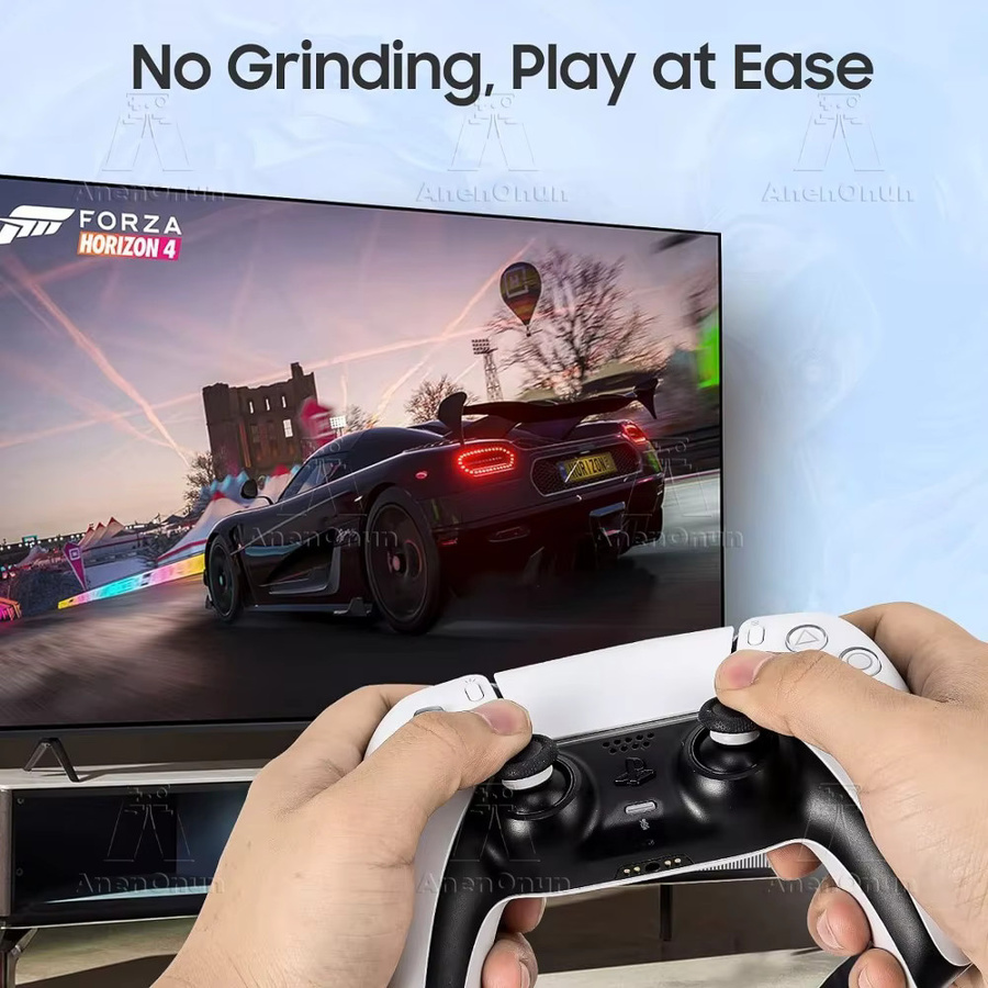 AnenOnun Premium Analog-Stick Silikon-Schutzringe für PS5, PS4, Xbox, Switch Pro, Steam Deck, ROG Ally und Legion Go, transparent - Bild 6