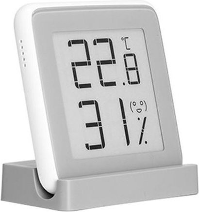 Xiaomi Miaomiaoce Thermometer und Feuchtigkeitssensor mit digitalem E-Ink-Bildschirm in Weiß - Bild 1