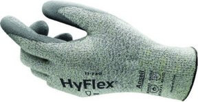 Ansell Schnittschutzhandschuh HyFlex 11-730 in Grau, Größe 9, mit Nitrilbeschichtung nach EN 388 - Bild 1