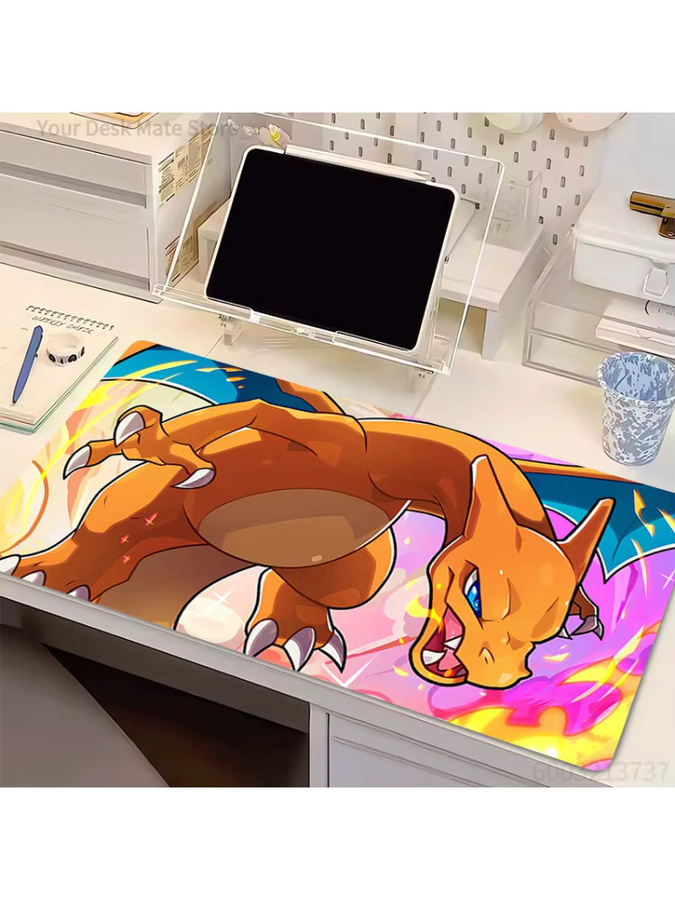 Bandai Pokemon Charizard Mauspad als große Gaming Schreibtischunterlage in Multicolour - Bild 2