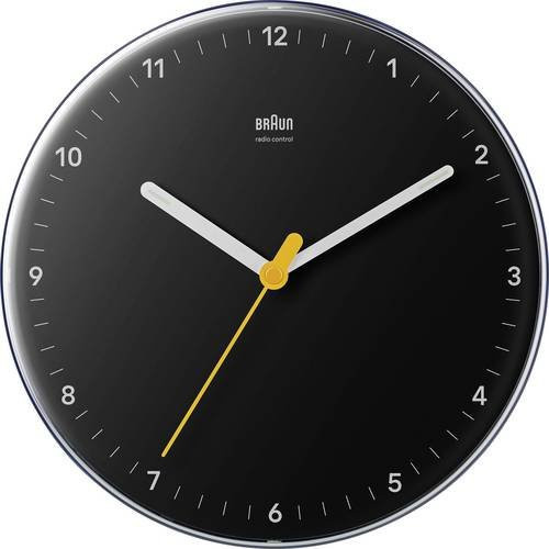 Braun Funk Wanduhr, Schwarz, 230 mm, Unisex - Bild 1
