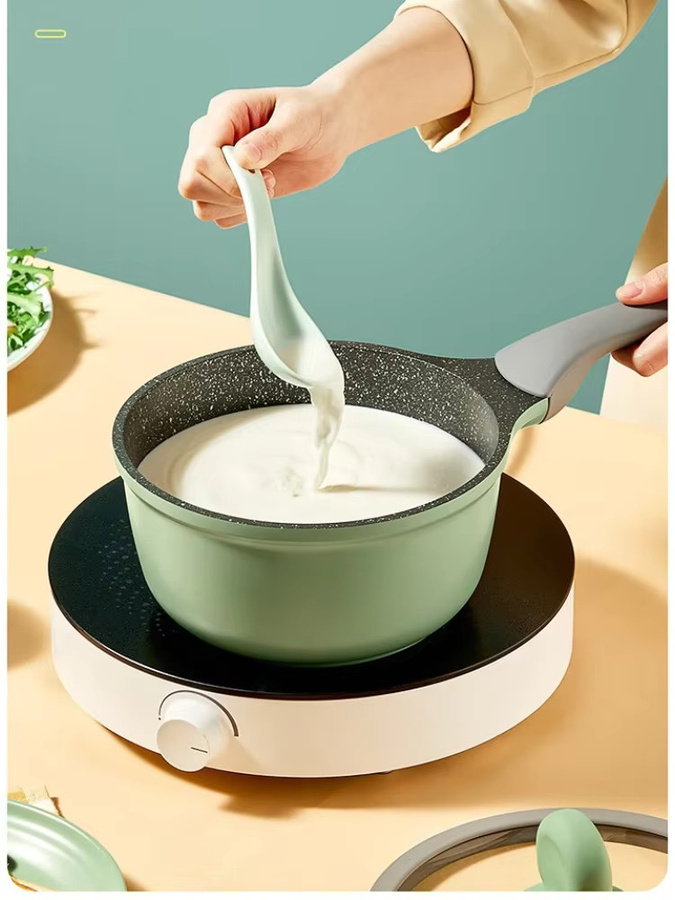 COOKER KING Milchtopf mit antihaftbeschichtender Keramikbeschichtung in Grün - Bild 5
