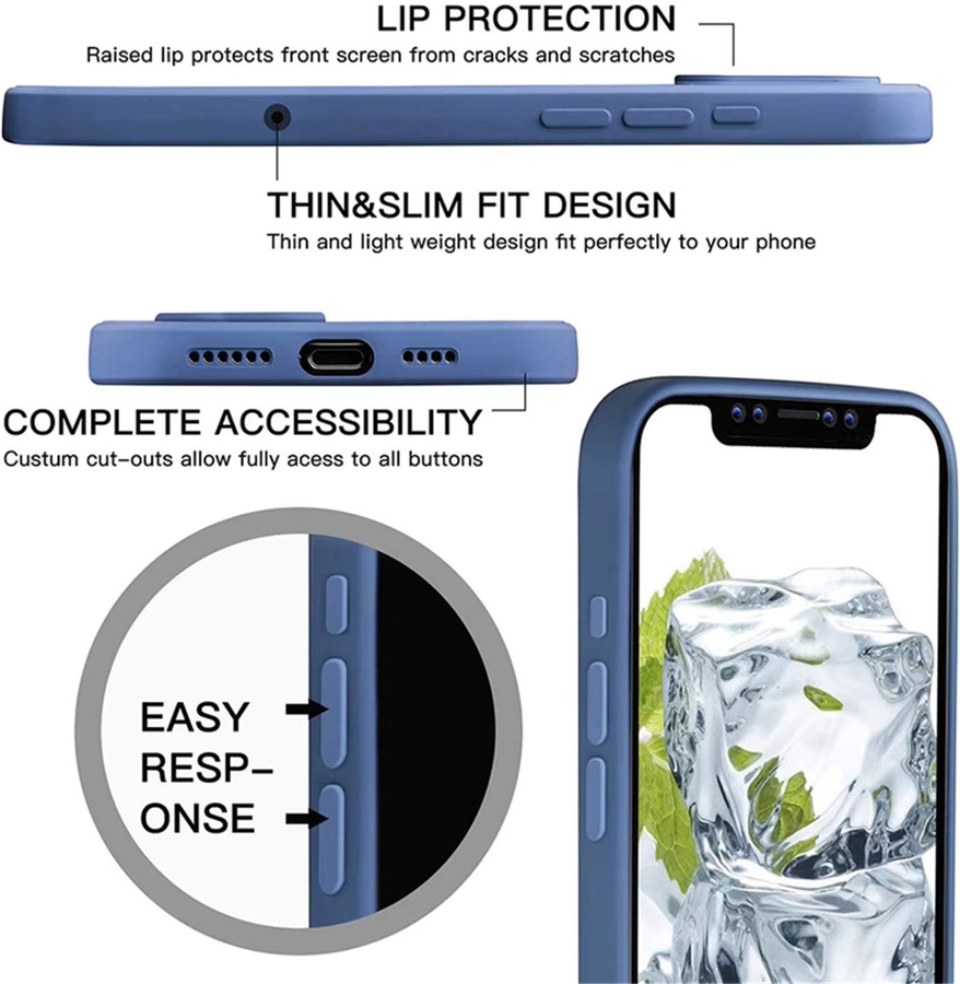Luxuriöse Silikon-Schutzhülle TEXT ME für iPhone 17 Pro Max, iPhone 17 Air und iPhone 17 Pro in Orange - Bild 2