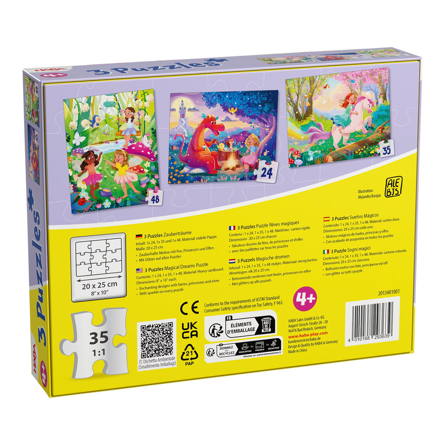 HABA Puzzle Zauberträume, Fantasy, ab 4 Jahre - Bild 2