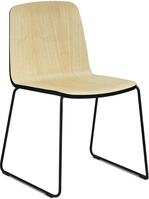 Normann Copenhagen Just Chair minimalistischer Stuhl aus Eschenholz und Stahl in Multicolour - Bild 1