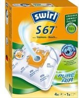 Swirl Staubsaugerbeutel S 67 EcoPor in Weiß - Bild 1