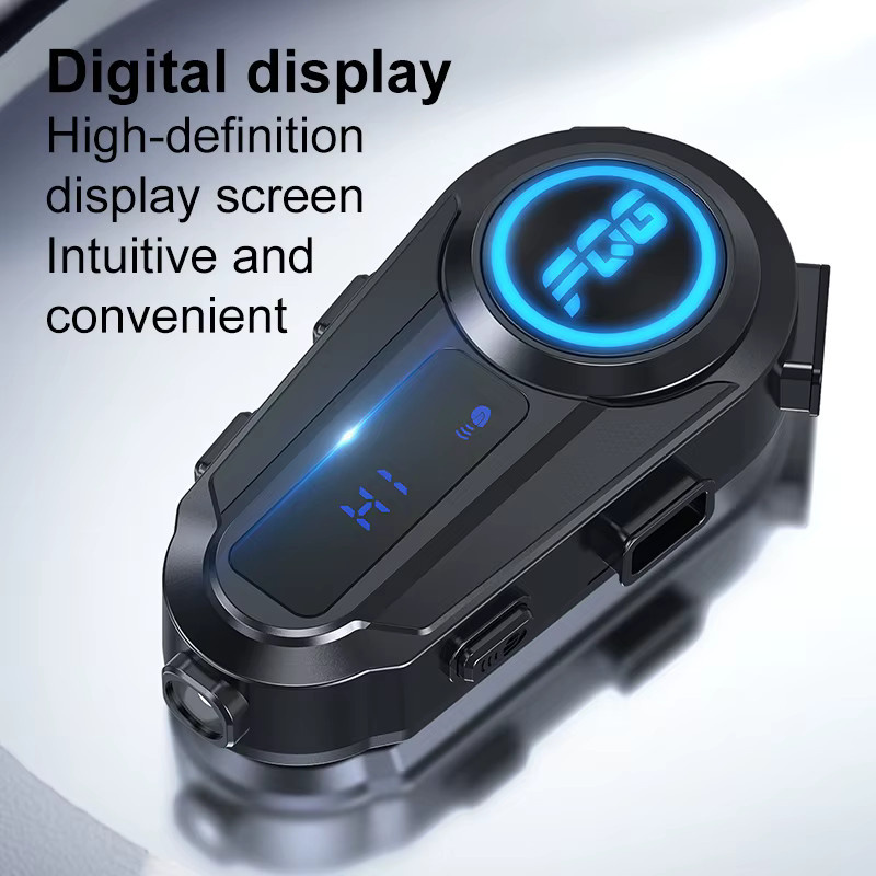 XINOWY Y08 Motorradhelm Bluetooth 6.0 mit 2-Personen-Gegensprechanlage und CVC+DSP Dual Intelligent Noise Reduction in Schwarz - Bild 5