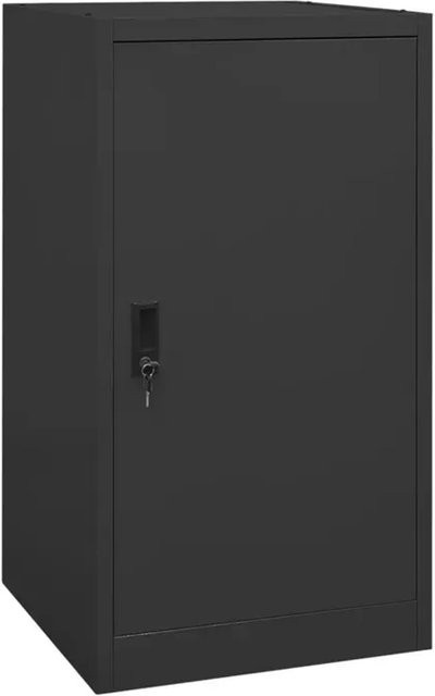 vidaXL Sattelschrank aus Stahl in Anthrazit mit Schloss, B/T/H: 53 x 53 x 105 cm - Bild 1