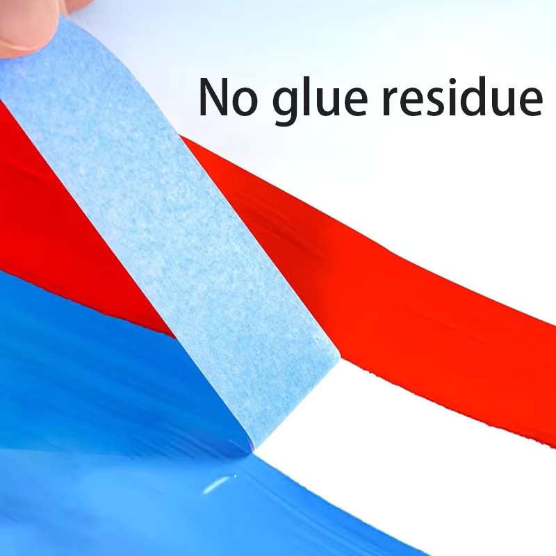 Blaues Maler-Abdeckband aus Papier für saubere Kanten und Zierleisten, Breite: 1,2 cm - Bild 4