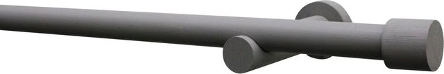 Schöner Wohnen Gardinenstangenset Mira 1-Lauf, Grau, Breite: 160 cm - Bild 1
