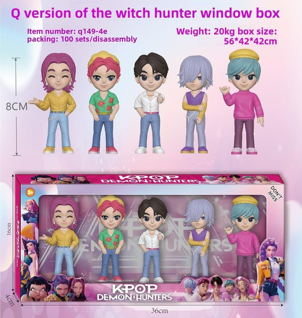 Yiran toy 1 Kpop Teufelsjägerin Rumi Zoe Mira Anime Puppen, ab 14 Jahren - Bild 1