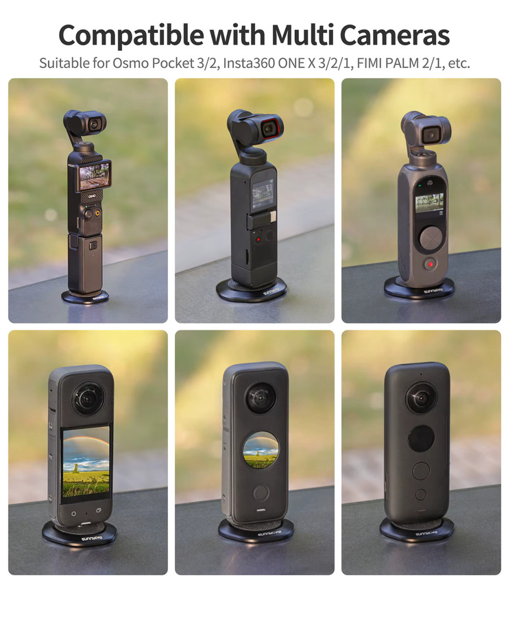 Magnetische Saugnapfhalterung in Schwarz für DJI OSMO Pocket 3/2, Insta360 X5/X4/GO Ultra und Osmo Action 5/6 Universal-Sportkamera-Zubehör - Bild 3