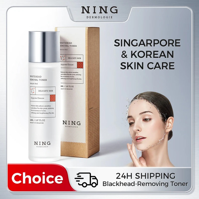 NING DERMOLOGIE Porenpflege-Toner, 120 ml, Salicylsäure, Niacinamid, Fettige Haut - Bild 1
