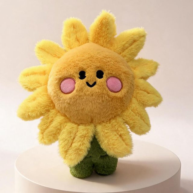Yiran Health & Beauty Sonnenblumen-Stofftier, Plüschtier, 30cm - Bild 1