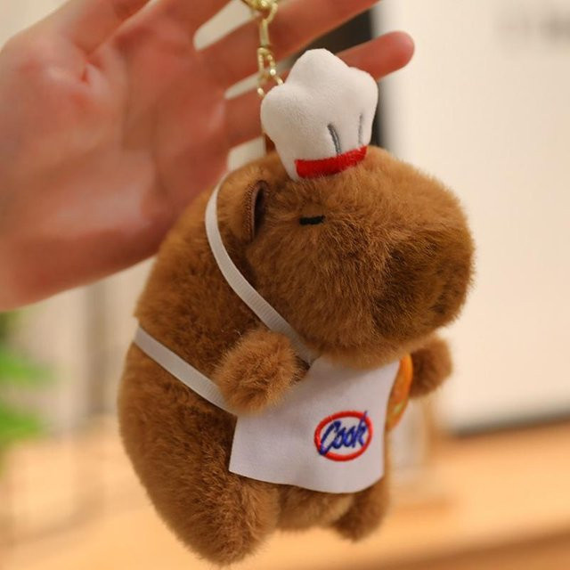 Yiran toy Foodie Capybara Plüschtiere, Mini-Lebensmittel-Capybara, 11cm - Bild 1