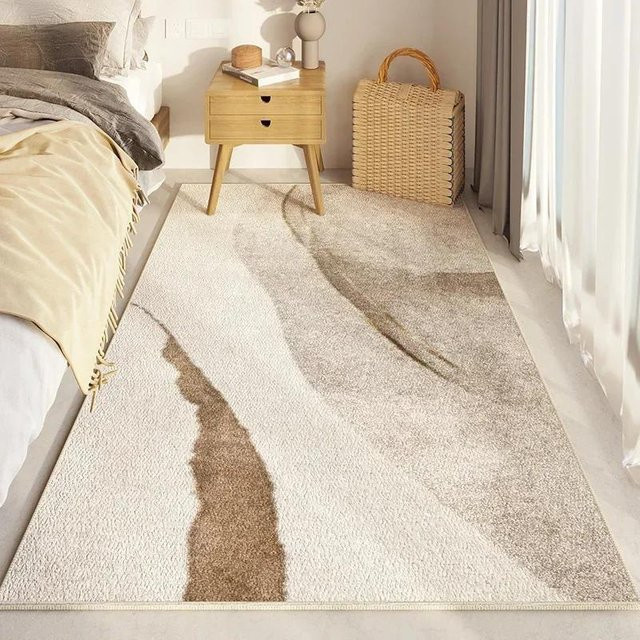 Lodestar Teppich im marokkanischen Retro-Design, rutschfest und maschinengefertigt, Farben: Schwarz und Beige, B/T/H: 140 x 60 x 1 cm - Bild 1