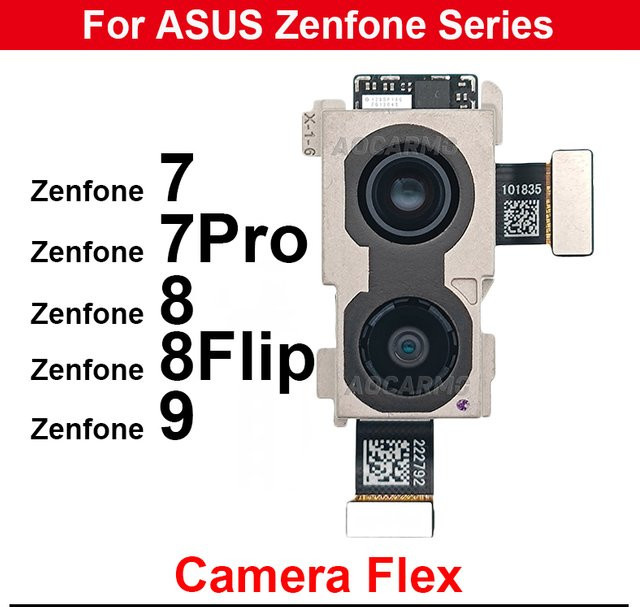 Asus ZenFone Hauptkamera Flex-Modul Ersatzteil für ZenFone 9 10 11 Ultra 7 7Pro 8 AI2202 8 Flip in Silber - Bild 1