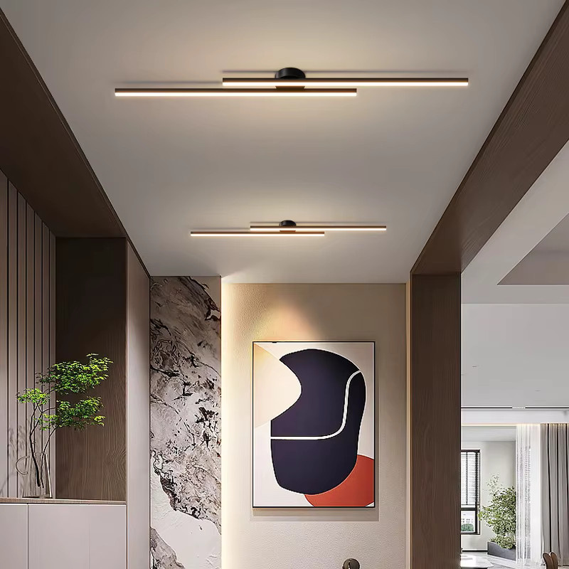 Moderne LED-Deckenleuchte von DARHYN mit integriertem Warmweiß-Licht und Fernbedienung für Wohnzimmer, Schlafzimmer und Küche - Bild 4