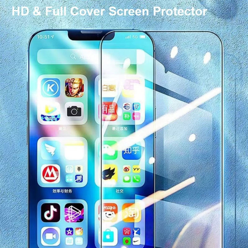 2er-Set Transparentes Gehärtetes Glas Display Schutzfolie für Xiaomi POCO C85 4G C71 C65 C75 inklusive Staubentfernungs-Kit - Bild 5
