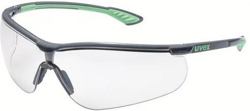 Uvex Sportstyle Planet Schutzbrille mit UV-Schutz in Anthrazit-Grün - Bild 1