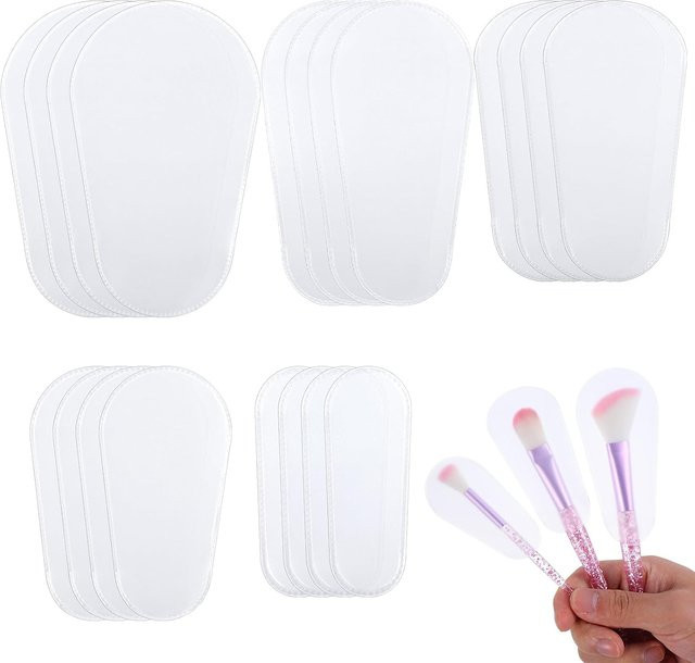 ZXZZS Make-up-Pinsel-Abdeckungen, 20 Stück, transparent, 5 Größen - Bild 1