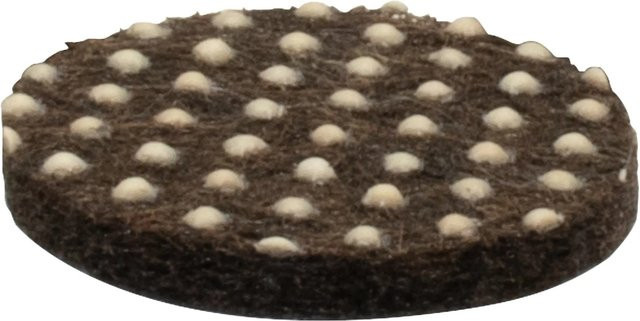 Wagner Antirutschpads-Set EH0122 aus Kunststoff, Braun, 12-tlg., Durchmesser: 22 mm, Höhe: 3 mm - Bild 1