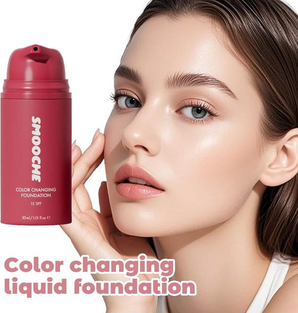 SMOOCHE Farbwechselnde Flüssig-Foundation-Concealer, 30 ml, Unisex - Bild 1